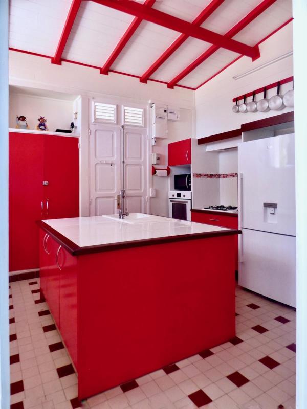 Villa sur la plage Martinique - Ilot central cuisine